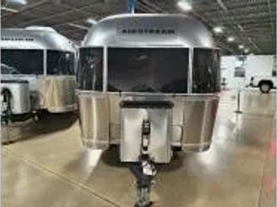 2026 Airstream 23FB Twin — front three-quarter view