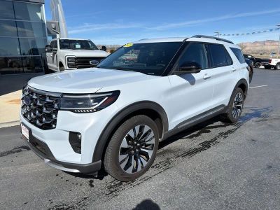 2025 Ford Explorer — rear three-quarter view