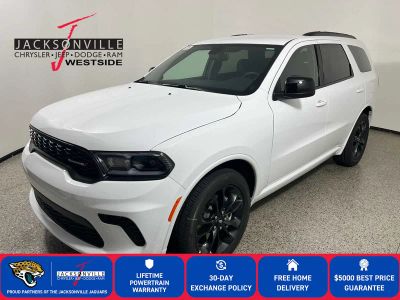 2026 Dodge Durango GT in White Knuckle Clear-Coat Exterior Paint — front three-quarter view