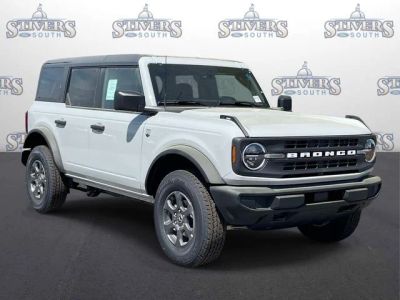 2026 Ford Bronco Big Bend in White — front three-quarter view