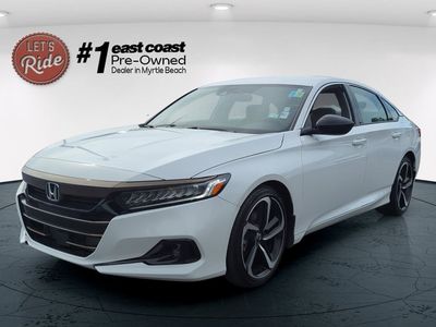2021 Honda Accord — front three-quarter view