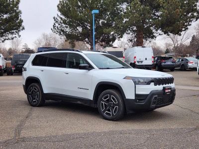2026 Jeep Cherokee CHEROKEE LAREDO 4X4 in Bright White Clear-Coat Exterior Paint — front three-quarter view