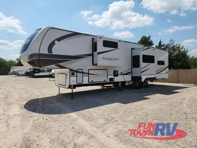 2023 Alliance RV Paradigm — rear three-quarter view