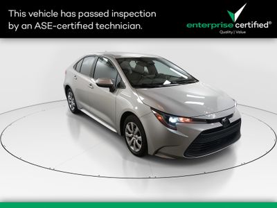 2024 Toyota Corolla LE CVT — front three-quarter view