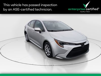 2024 Toyota Corolla LE CVT — front three-quarter view