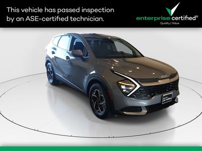 2025 Kia Sportage LX — front three-quarter view