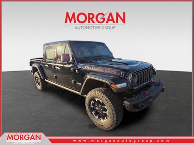 2026 Jeep Gladiator Rubicon in Black — front three-quarter view