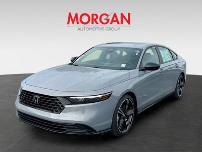 2026 Honda Accord Hybrid — rear three-quarter view