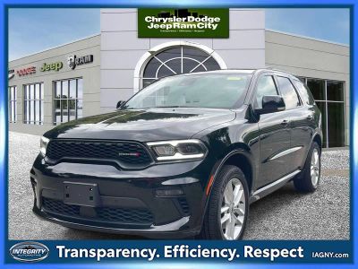 2023 Dodge Durango GT Premium AWD in Db Black Clearcoat — front three-quarter view