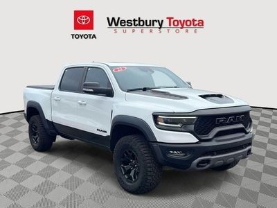 2022 Ram 1500 TRX in Bright White Clearcoat — front three-quarter view