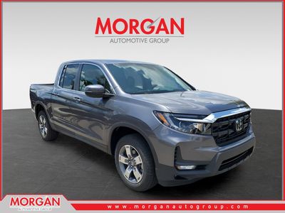 2026 Honda Ridgeline RTL in Modern Steel Metallic — front three-quarter view