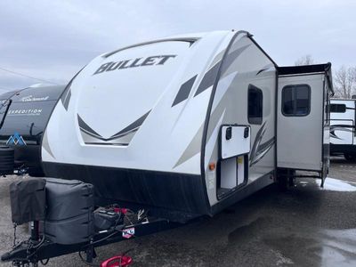 2020 Keystone Bullet — engine compartment view