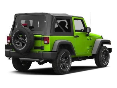 2016 Jeep Wrangler — rear three-quarter view