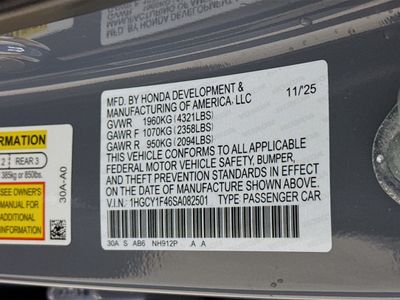 2025 Honda Accord - Photo 34
