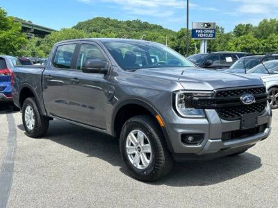 2025 Ford Ranger XL in Gray Metallic — front three-quarter view