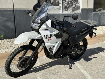 2025 Kawasaki KLR650 S Pearl Crystal White/Metallic Carbon Gray - Photo 5