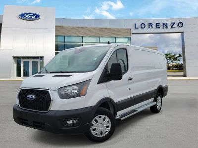 2025 Ford Transit Cargo Van Base in Oxford White — front three-quarter view