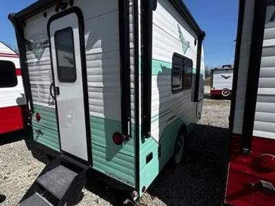 2024 Riverside RV Retro 135 — front three-quarter view