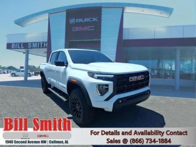 2026 GMC Canyon Elevation in Summit White — front three-quarter view