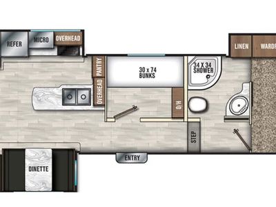 2020 Coachmen RV Chaparral Lite — front three-quarter view