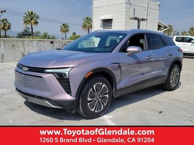 2024 CHEVROLET BLAZER EV EAWD 4DR LT in GRAY — front three-quarter view