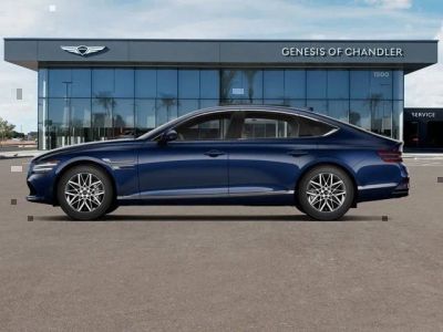 2026 Genesis G80 — rear three-quarter view