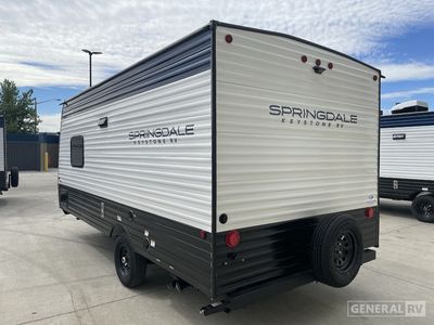 2025 Keystone Springdale Mini — rear three-quarter view