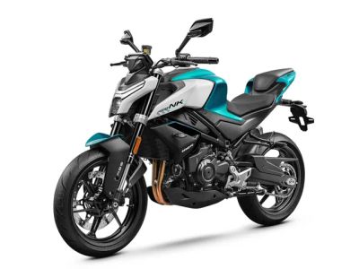 2026 CFMOTO 450NK — front three-quarter view