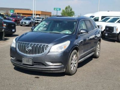 2013 Buick Enclave Leather Group in Cyber Gray Metallic — front three-quarter view