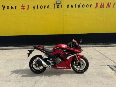 2023 Honda® CBR500R — front three-quarter view