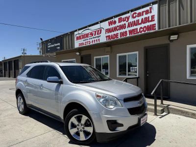 2014 Chevrolet Equinox in Silver — front three-quarter view
