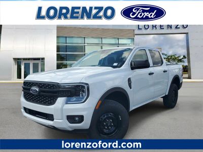 2026 Ford Ranger XL in Oxford White — front three-quarter view