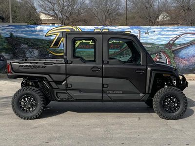 2026 Polaris Ranger Crew XD 1500 NorthStar Ultimate in ULTIMATE SUPER GRAPHITE — front three-quarter view