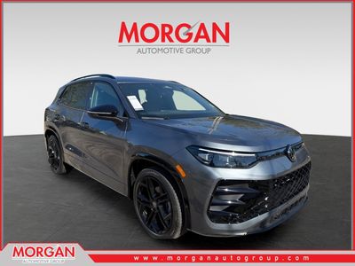 2026 Volkswagen Tiguan SE RLINE FWD in Silver — front three-quarter view