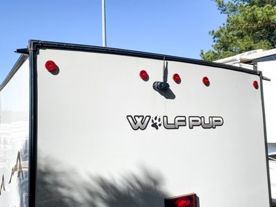 2023 Forest River Cherokee Wolf Pup Black Label 16FQBL — engine compartment view