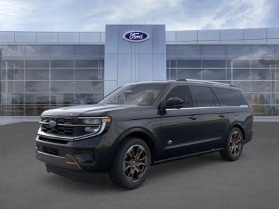 2026 Ford Expedition Max in Agate Black — front three-quarter view