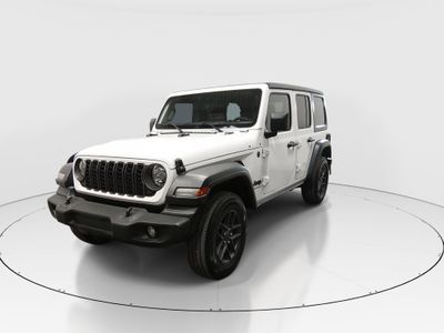 2024 Jeep Wrangler — rear three-quarter view