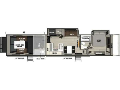 2027 Forest River RV Vengeance Rogue Armored — front three-quarter view