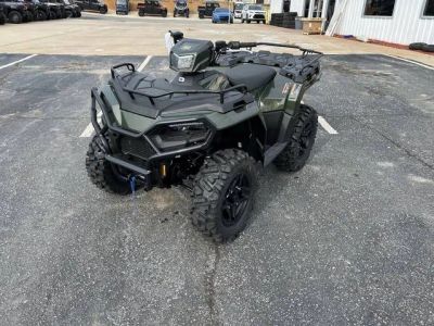 2026 Polaris® Sportsman 570 EPS Premium 40th Anniversary Edition Treeline Green — front three-quarter view