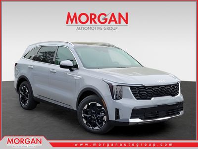 2026 Kia Sorento S in Gray — front three-quarter view