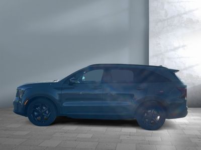 2026 Kia Sorento Hybrid — rear three-quarter view