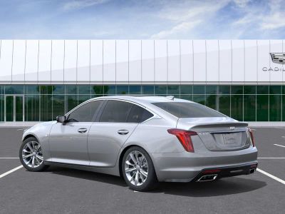 2026 Cadillac CT5 — rear three-quarter view