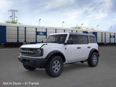 2026 Ford Bronco Big Bend in Oxford White — front three-quarter view