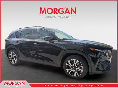 2026 Mazda CX-5 2.5 S Preferred in Jet Black Mica — front three-quarter view