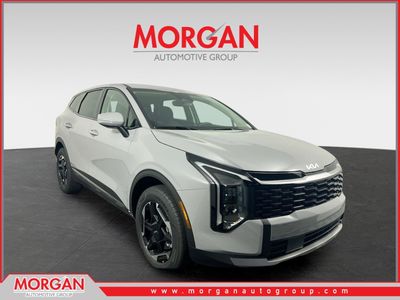 2026 Kia Sportage Hybrid S in Wolf Gray — front three-quarter view