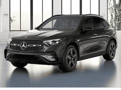 2026 Mercedes-Benz GLC 300 in Graphite Grey Metallic — front three-quarter view