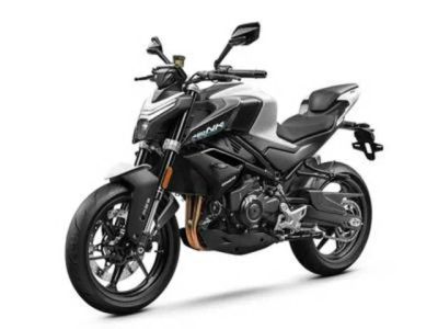 2026 CFMOTO 450NK — front three-quarter view