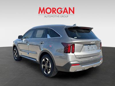 2026 Kia Sorento Hybrid — rear three-quarter view