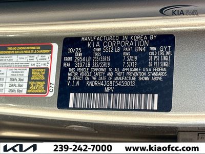 2026 Kia Sorento Hybrid — photo 42 view