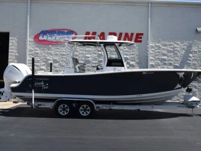 2022 Sportsman Open 282TE CC — front three-quarter view